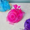 British Styles Women's Fascinator Beautiful Linen Brida Headwears Delicate Hat Adornment For Stylish Appearance