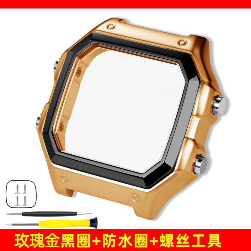 Upgrade All Metal Case Fashion For Casio AE1200 Mod Kit Modified 3299 AE-1200 Bezel Strap Stainless Steel Watch Band Accessories