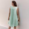 Pleated Summer Sleeveless Dress for Women