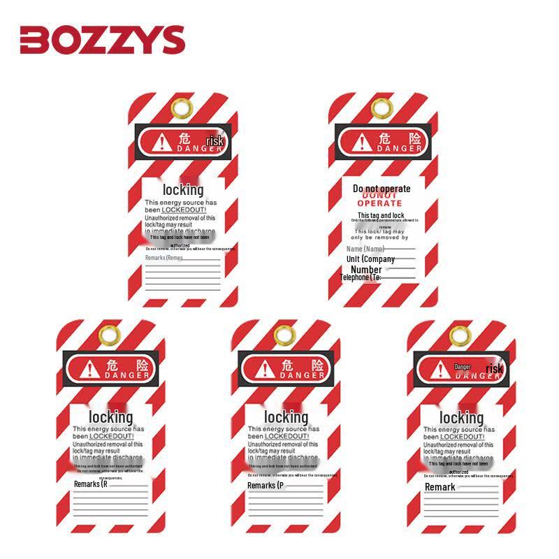 BOZZYS Erasable Safety Sign (English/Chinese)