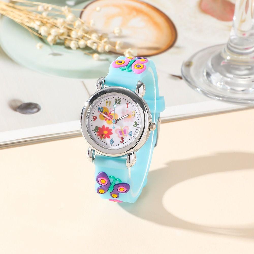 Round Quartz Watch Cartoon Wrist Watch High Quality Clock