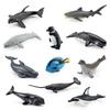 Realistic Ocean Animal Model Set Including Whales Dolphins Sharks Turtles Crabs And More For Educational Play And Decoration