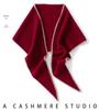 Women's 100% Pure Cashmere Color Block Scarf - Warm Autumn/Winter Knit Neck Protector