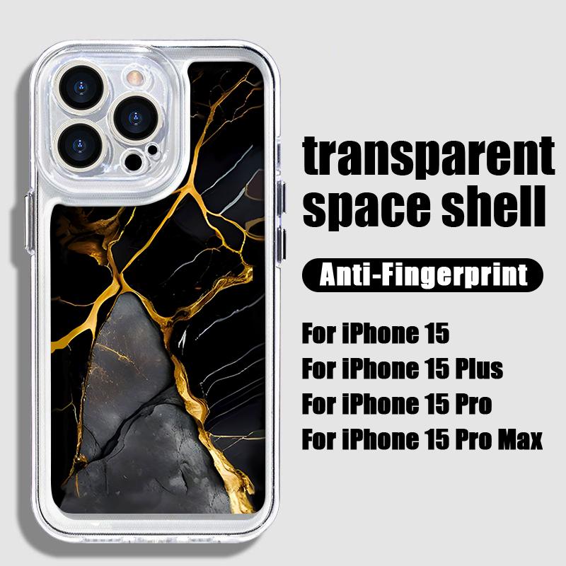 Глянцевый мраморный чехол для телефона с пульсацией для iPhone 15 Pro Max 14 13 Pro 12 — фото 14