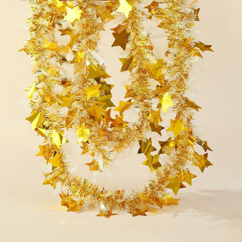 Shiny Ribbon Pull Flower Tinsel for New Year, Wedding, Birthday, and Indoor Festival Decoration