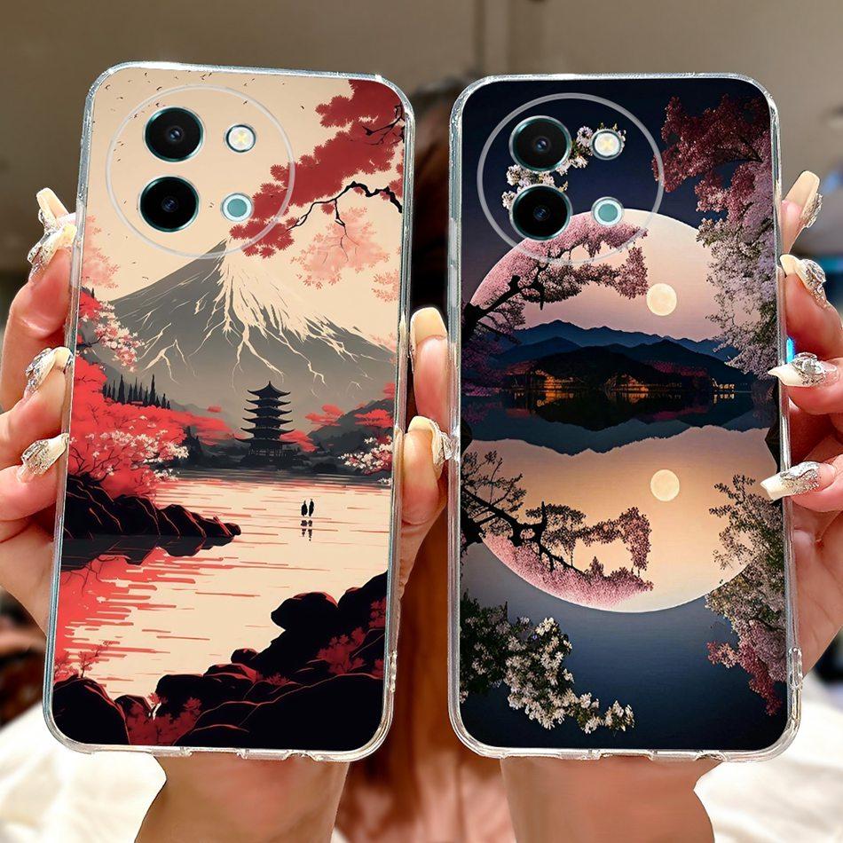 For Vivo Y38 Y58 2025 New Cool Dragon Tiger Painted Phone Case For Vivo Y38 Y58 5G Soft Silicone TPU Cases