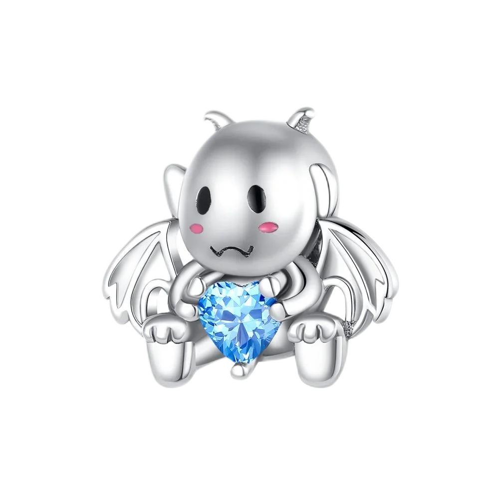 Brand New Copper Metal Animal Bead Component Cat Wolf Bee Owl Heart Charm Bead Components Compatible With Authentic Original Pendant Bead Component
