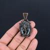 Larvikite Pendant, 999 Copper Wire Wrapped Pendant Gemstone Jewelry, Handmade Pendant Amazing Jewelry, Gift For Her