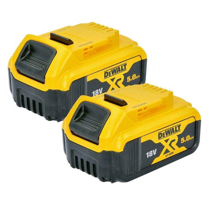Batterie pour machine outil - DEWALT - DCB184 - 5 Ah - 18 V - Lot de 2 - Li-ion
