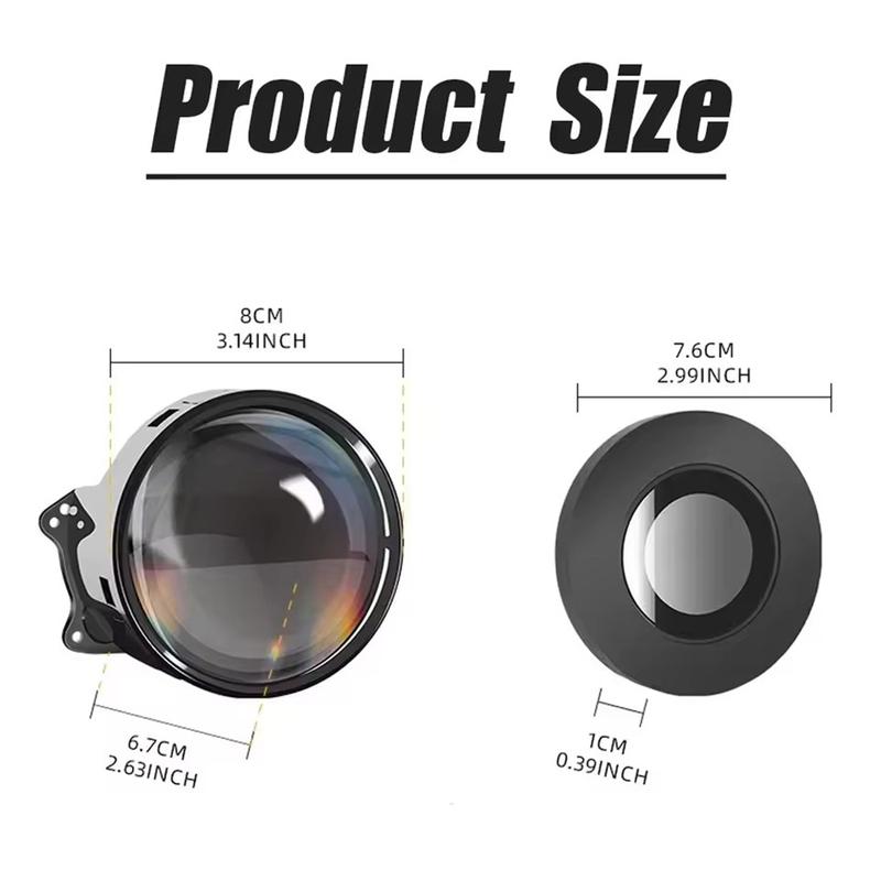 Cool Car Devil Eyes Lens Lights Dynamic 3 Inch Demon Eye Retrofit Kits Headlight Assembly Auto Decoration Accessories
