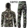 New TAD Tactical Soft Shell Jacket + Pants Camouflage Outdoor Men Army Sport Hunting Camping Waterproof Windbreaker Set