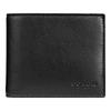 COACH Men's CR911 Bifold Leather Wallet with Card Slots - Black
