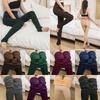 Women Winter Thick Warm Fleece Lined Thermal Stretchy Skinny Leggings Pants For Cozy Cold Days