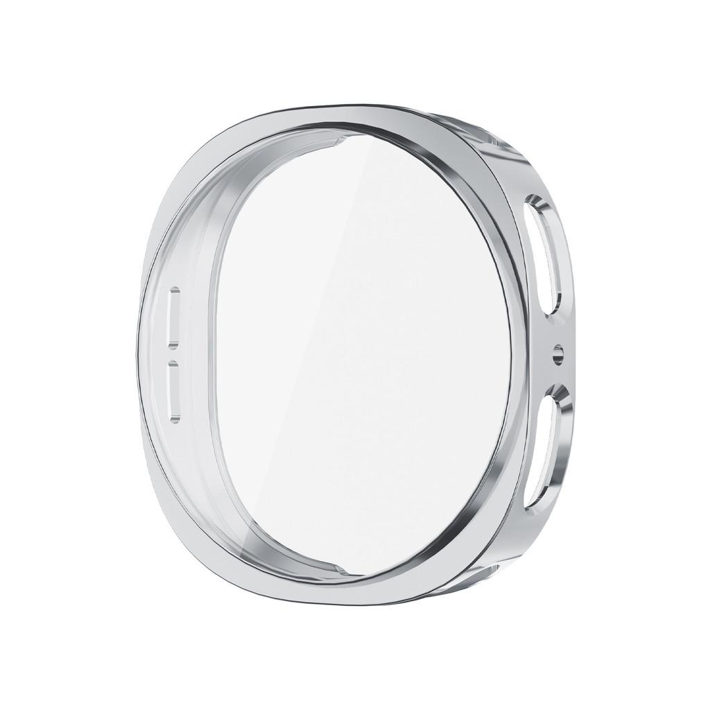 

Мягкий чехол из ТПУ + Пленка для Samsung Galaxy Watch 8 44 мм Аксессуары Защитная пленка для экрана Полностью закрывающий чехол для Samsung Watch8 40 мм Galaxy watch 8 44mm серебряный