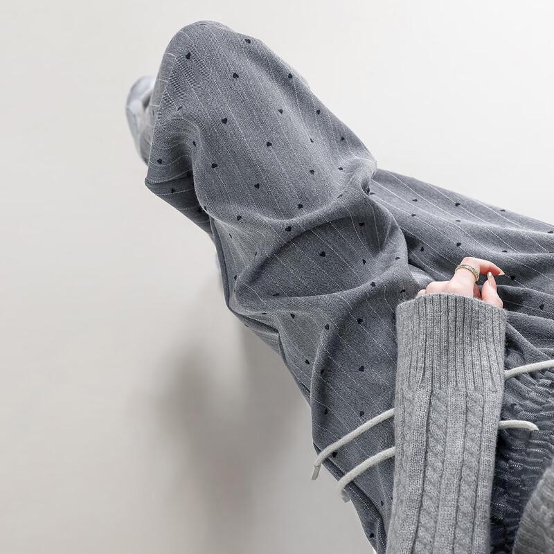 

Женские повседневные брюки с ретро-сердцем из флока на кулиске M