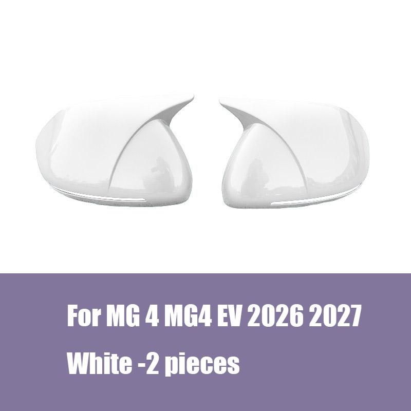 Protective Cover Decoration Door Mirror Cover For MG 4 MG4 EV 2026 2027 Car Rearview Accessories White Black Purple