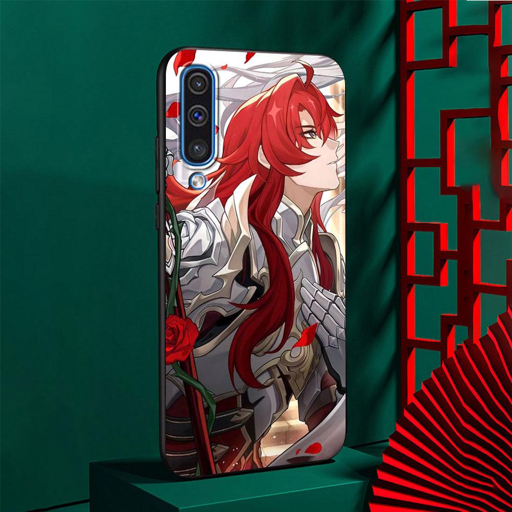 Honkai Star Rail Argenti Case do Samsung Galaxy A70 A70s A20e A02s A30s A50s A10 A20s A20 A30 A50 A03s TPU Czarny pokrowiec na telefon