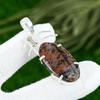 Honey Dendrite Opal Stone 925 Sterling Silver Anniversary Bezel Pendant Jewelry