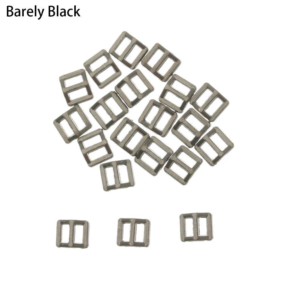 20Pcs Mini Tri Glide Buckle Belt Buckles For 1/6 Dolls Waistband Bags Shoes Pants Overalls Adjustable Buttons Sewing Accessorie