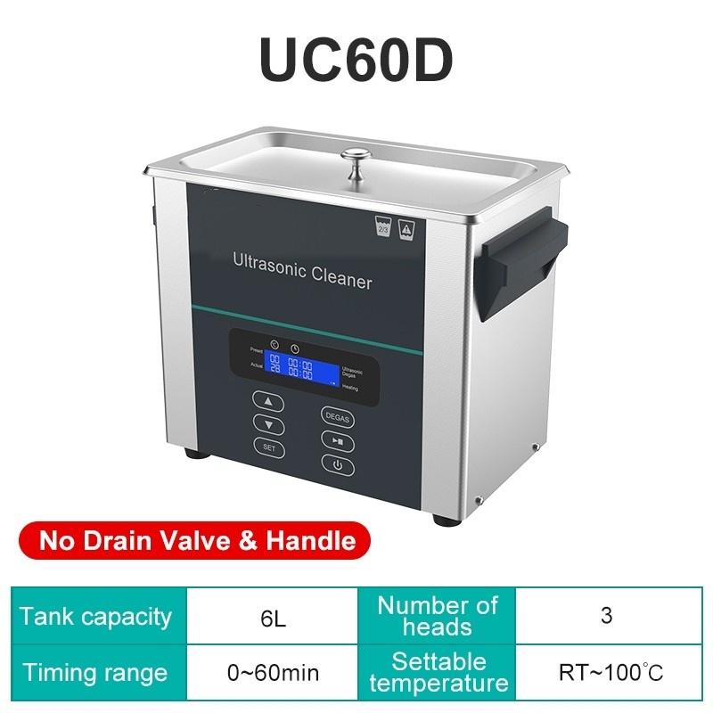 220V Industrial Glasses Jewelry Dental Cleaning Machine Lab Equipment Portable Digital Display Heating Ultrasonic Cleaner