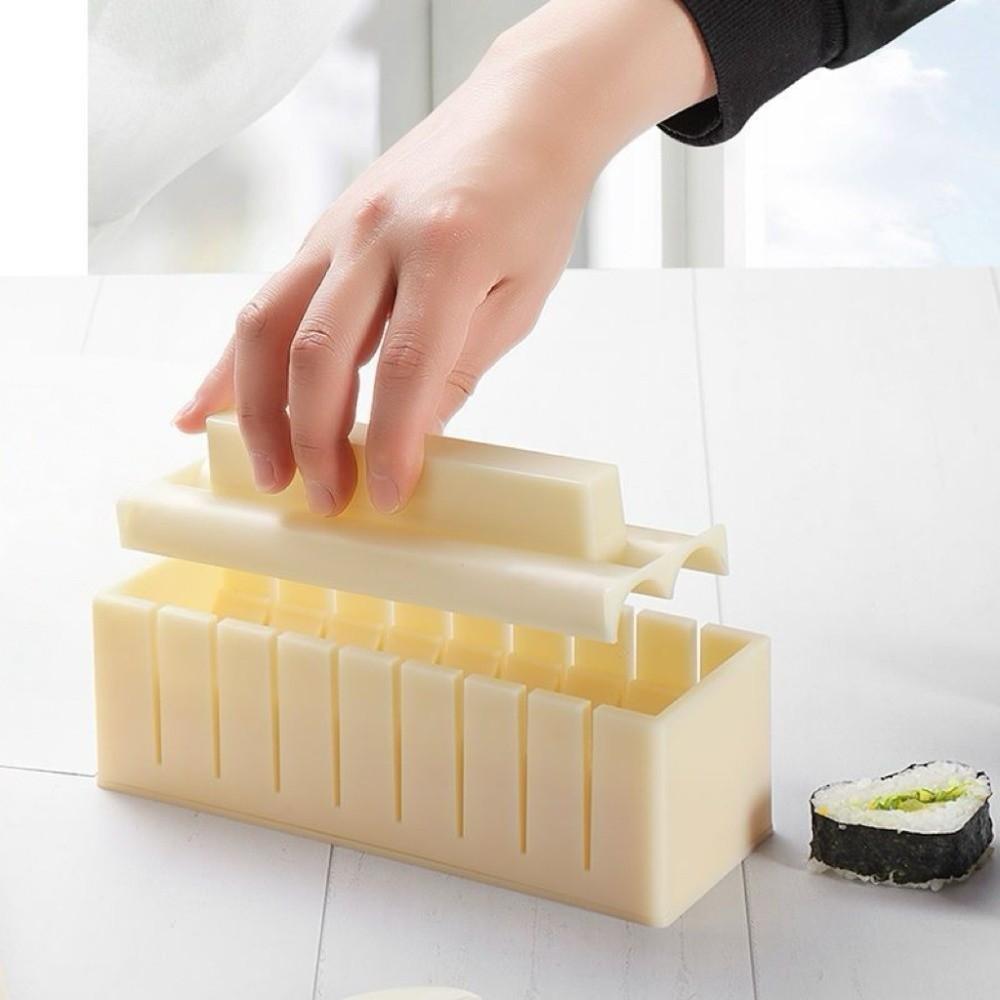 DIY 10pcs Sushi Making Kit Portable Japanese Sushi Tools Round Sushi Molder  Restaurant