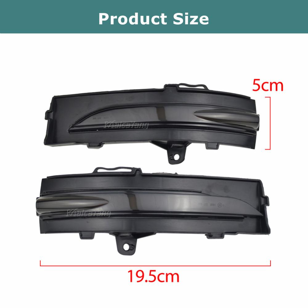 Car LED Dynamic Turn Signal Light For Ford Edge ST 2015-2018 2019 Side Rear View Mirror Indicator Blinker Lamp Accessories