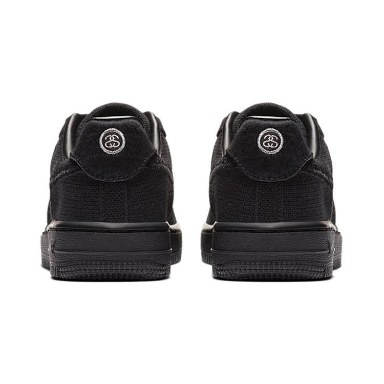 (PS) Nike x Stussy Air Force 1 Low 'Black' Kids' DD1578-001