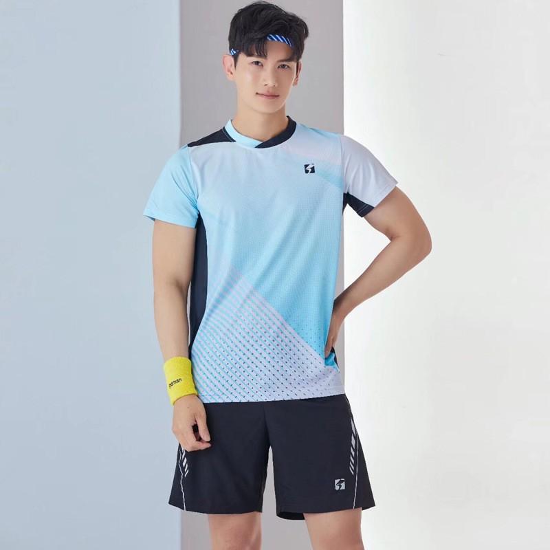 Quick-Dry Breathable Badminton Set Men Women Teens Sportswear Tennis Pickleball Training Competition Uniform