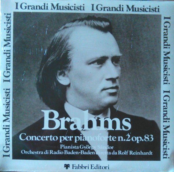 

LP Record JOHANNES BRAHMS GYRGY SNDOR SD Concerto Per Pianoforte N. 2 Op. 83 GMN43 Fabbri Editori Italy Classical Used
