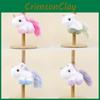 Unicorn Plush Keychain Soft Stuffed Toy Backpack Charm With Pp Cotton Girls For