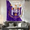 R.S.C. Anderlecht Wall Tapestry Aesthetic Wall Hanging Printed Fabric Blanket Decorative Tapestries for Bedroom Living Room Home Decor