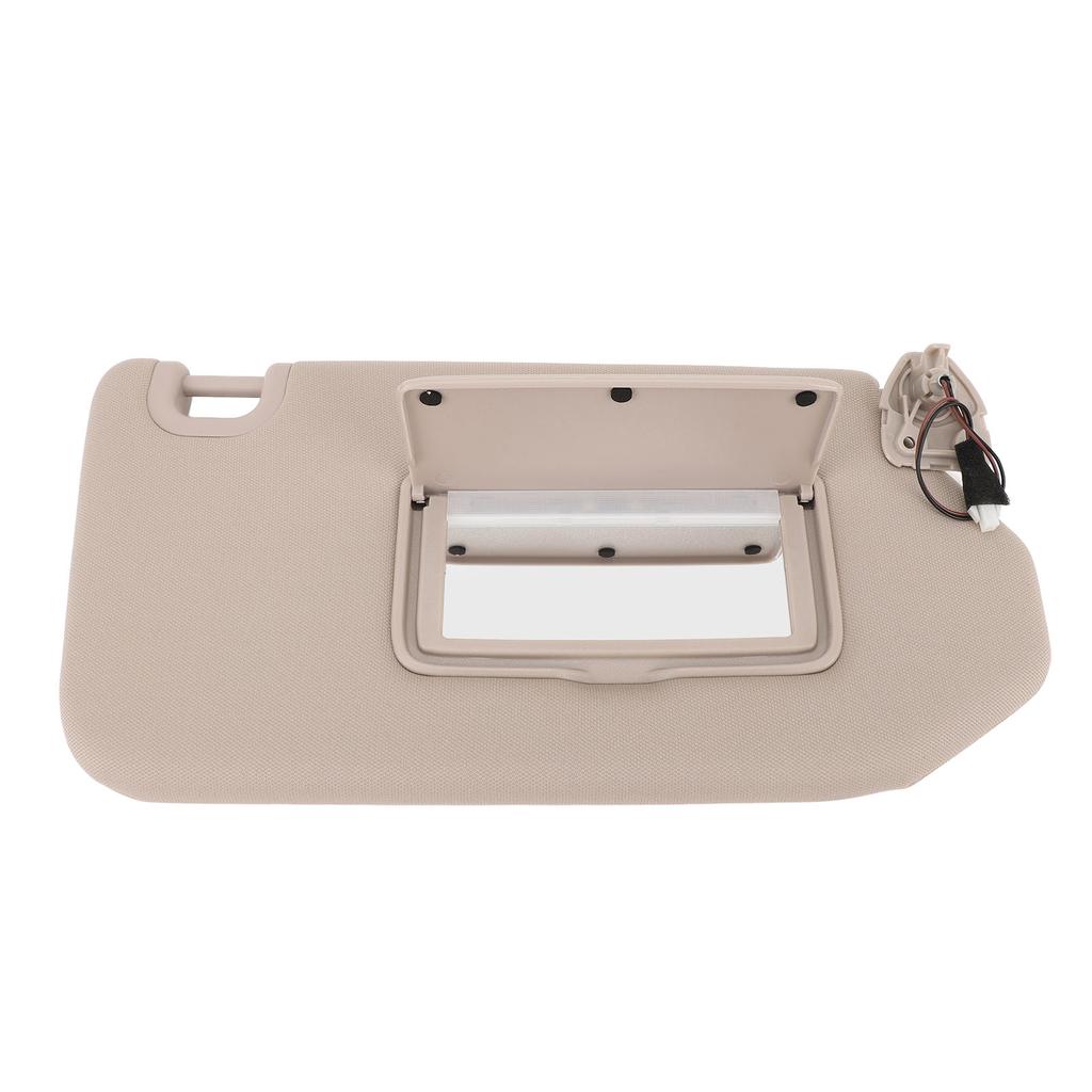Sun Visor Left Drive Side Sunshading Elegant Beige Makeup Mirror Sun Shielding Board for Pathfinder