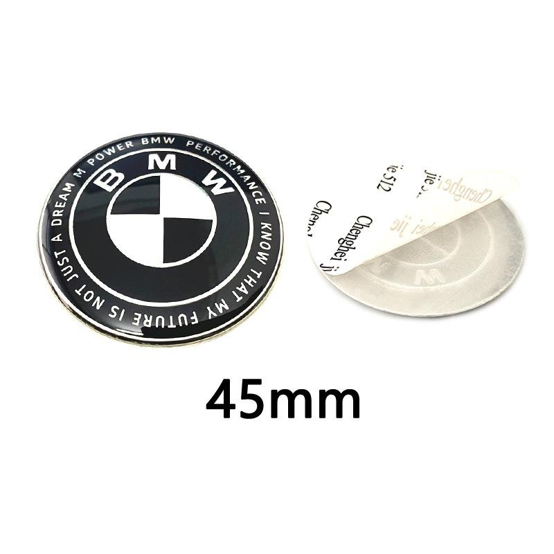 7Pcs 82mm 74mm 56mm 45mm Used For The 50th Anniversary Of BMW/new Black And White Badge ABS Badge For Wheel Rim And Hub Cap npdf01