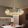 Wohnzimmer-Kronleuchter, moderne Acryl-Ginkgo-Pendelleuchte, LED-Kronleuchter für Esszimmer, Beleuchtungskörper