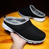 Slippers Winter Warm Plush Home Indoor Couple Slippers WaterProof Soft Comfort Winter Women Shoes Men Footwear Large Size 48