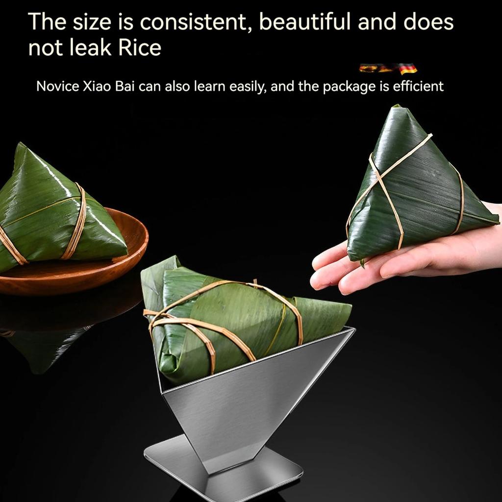 Hot Traditional Chinese Food Dragon Boat Festival Zongzi Mold Sticky Rice Dumplings Maker Making Tools Mould Kitchen Accessory