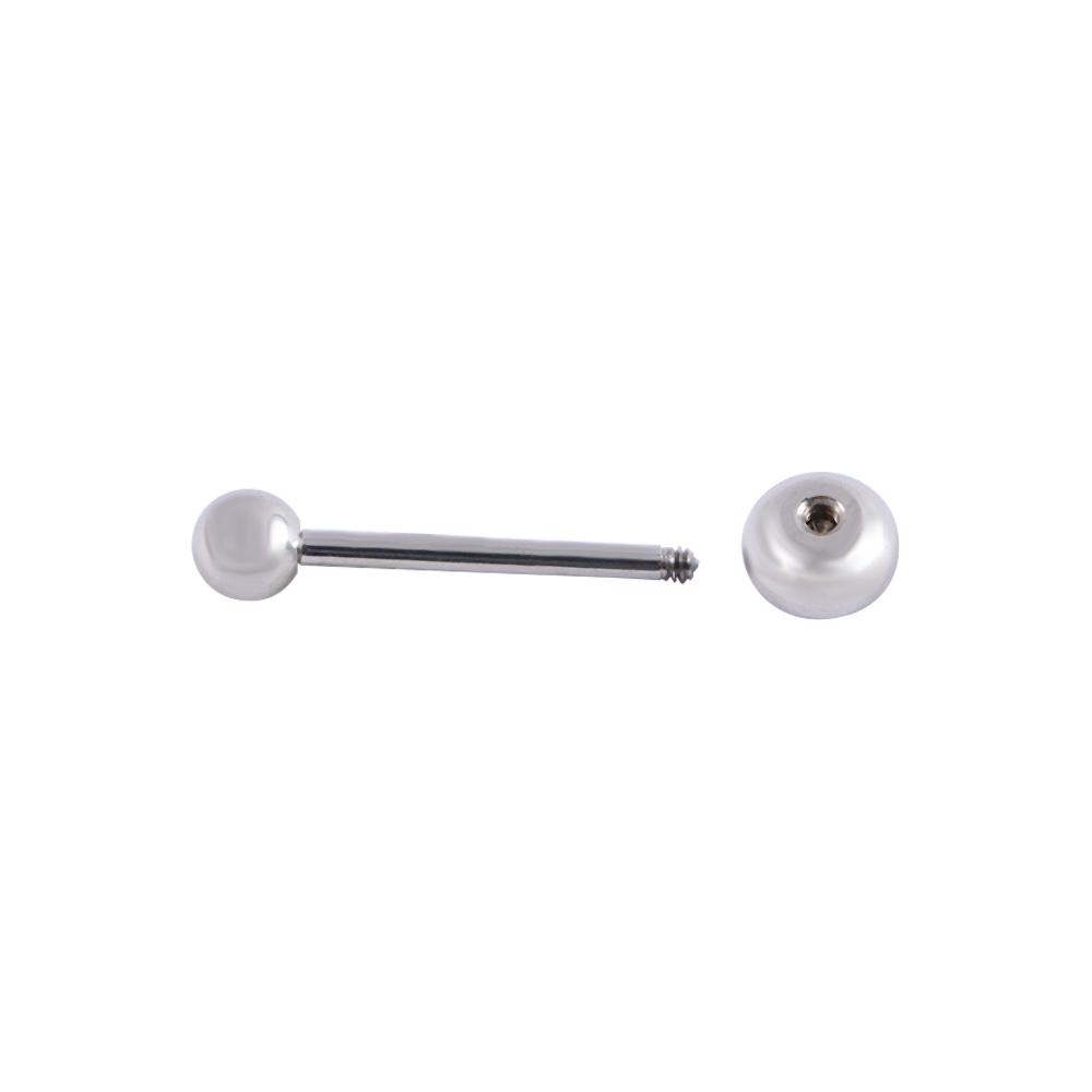 Steel Opal Nipple Bar Rainbow Color Tongue Piercings Body Jewelry Tongue Ring Piercing Jewelry
