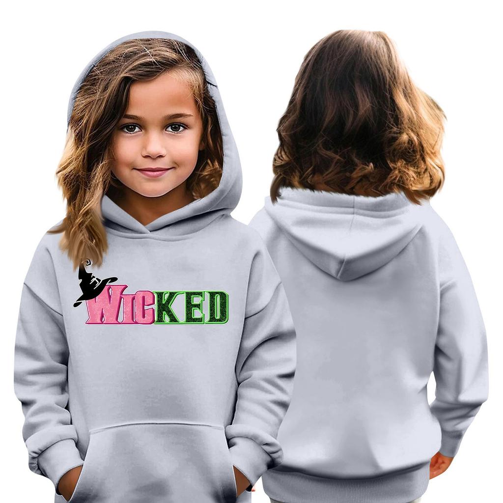 Kinder Hoodie Jungen und Mädchen Mode bedruckt Langarm Kapuzentasche Hoodie