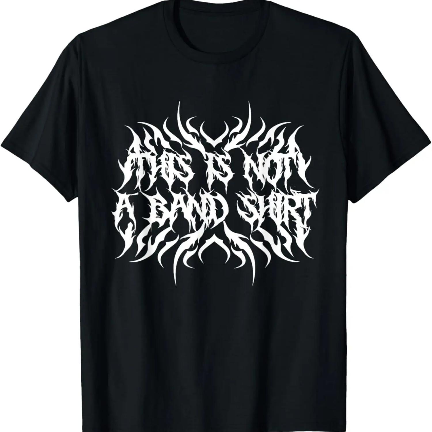 

Deathcore Logo This is not a Band Shirt for Death Metal T-Shirt XXXXXL чёрный
