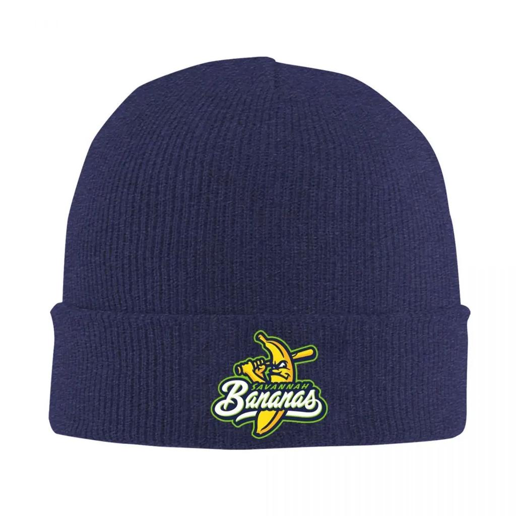 New Savannah Bananas Warm Knitted Cap Hip Hop Bonnet Hat Autumn Winter Outdoor Beanies Hats For Unisex Adult
