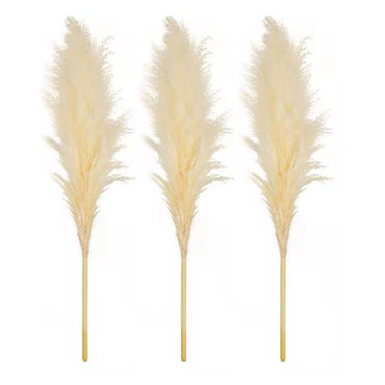 1/2/3/4/5Pcs Artificial Pampas Grass Bohemia Realistic Fluffy Fake Dried Grass Home Office Wedding Party Table Centerpiece Boho Decor
