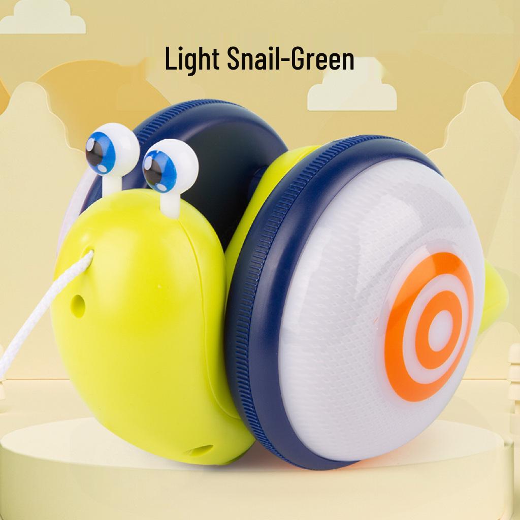 **Free Shipping: Popular Musical Snail Baby Walker & Crawler Toy with Pull Leash**