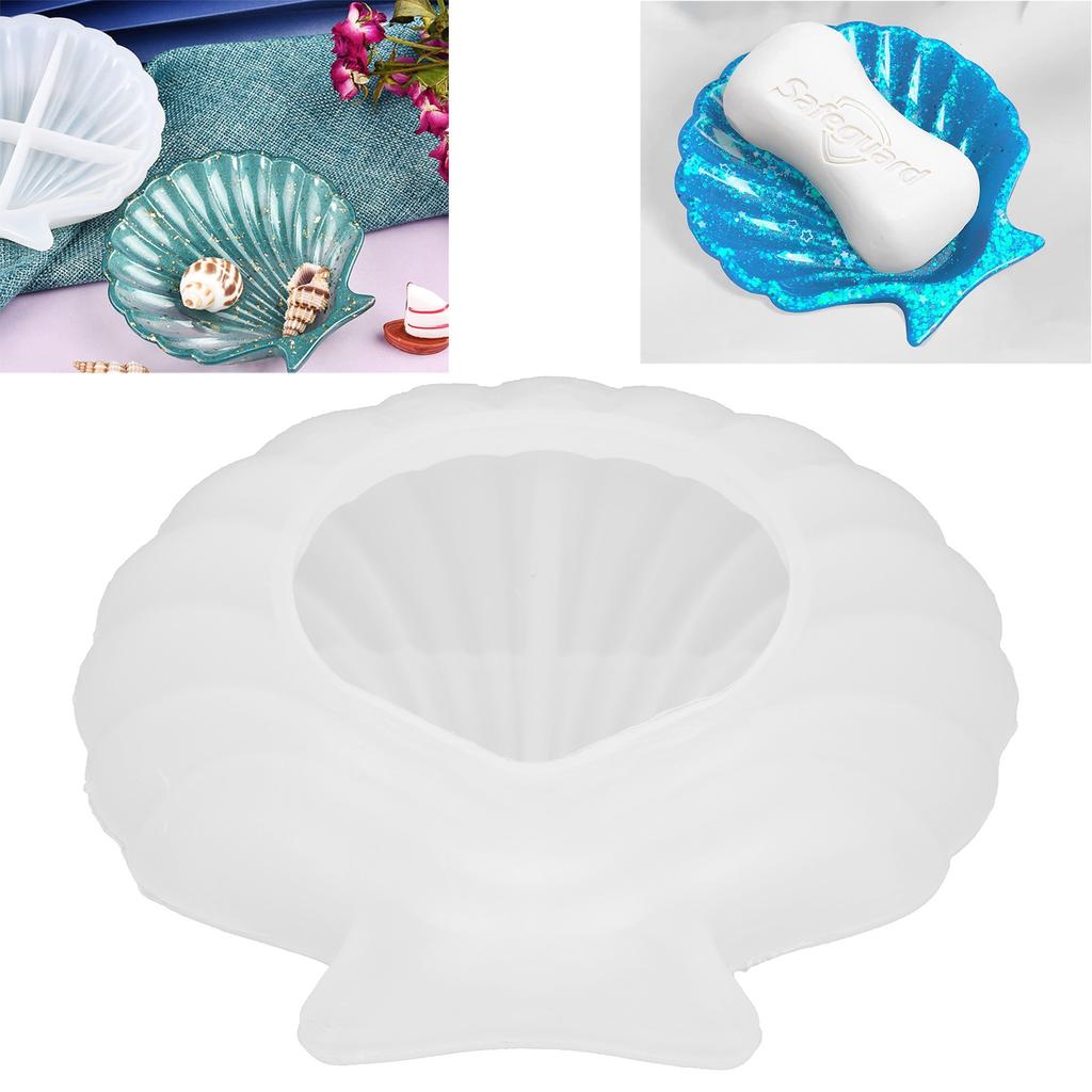 Muschel Schmuckablage Form Muschel Silikon Aufbewahrungsplatte Form für DIY Basteln Heimdekoration