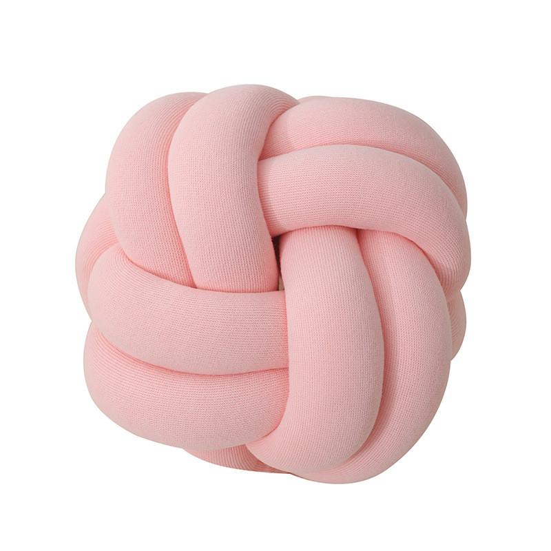 Modern Minimalist Wool Knit Round Throw Pillow For Living Room Decor