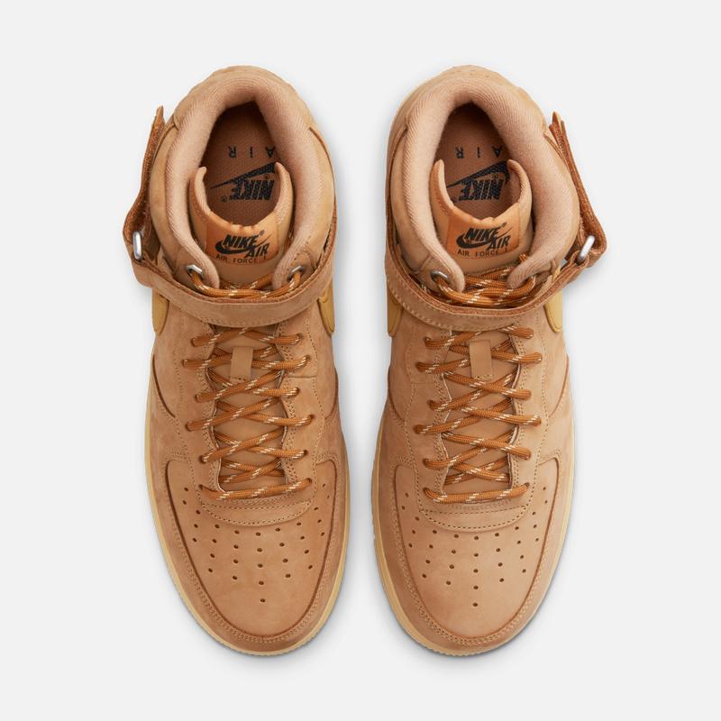 Nike Air Force One Men's Breathable Leather Sport Shoes with Winter Rubber Sole - NIKE AIR FORCE 1 DJ9158