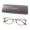 Pristine OLIVER PEOPLES Glasses Hadley DM Pattern Wellington Shape Clear brown mens Used