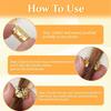 100PCS Dreadlocks Hair Extension Ring Set - Hollow Hair Ornaments and Accessories