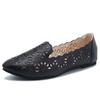 2024 spring women flat shoes Shallow cutout flats ladies slip Comfortable breathable loafers nurse boat shoes dfg56