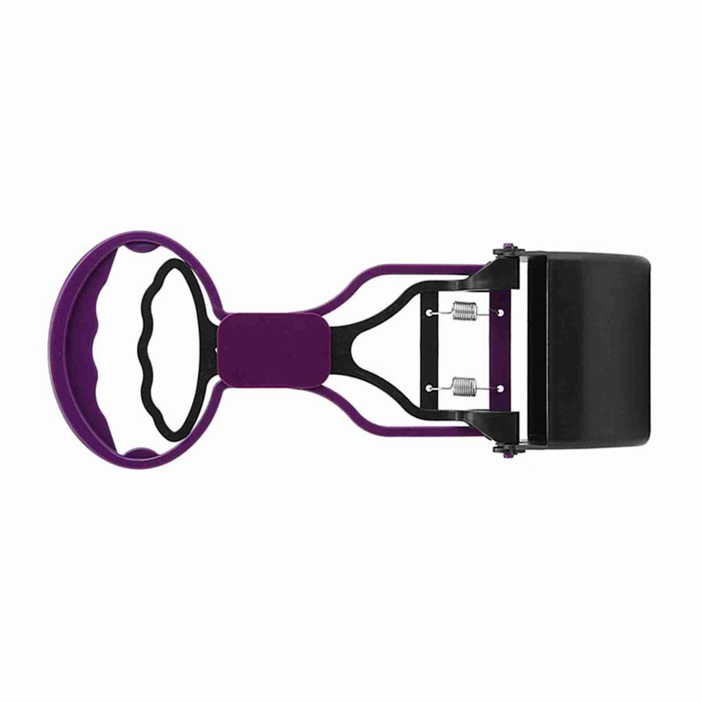 Pet Dog Poop Scooper Animals Puppies Waste Remover Picking Up Clip with   Handle(Purple)