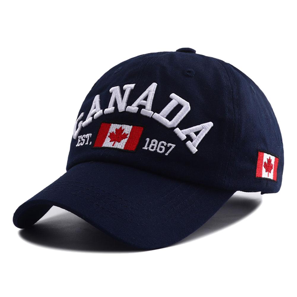 Sports Outdoor Adjustable Style Street Urban Hop Hip Bone Snapback Cap Baseball Stitching Embroidered Flag Canada New Brand Latest Fresh Hats For